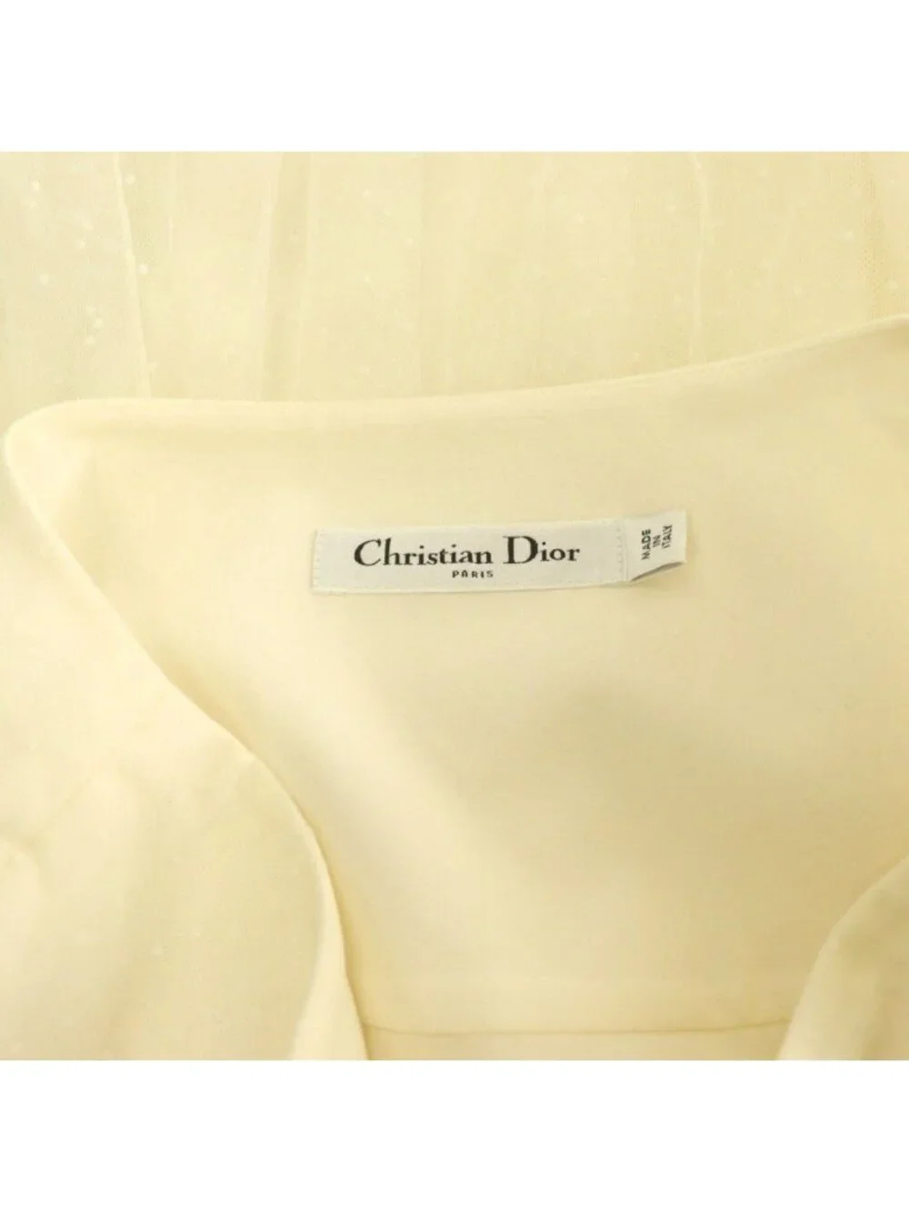 Dior Dot Tulle Long Skirt